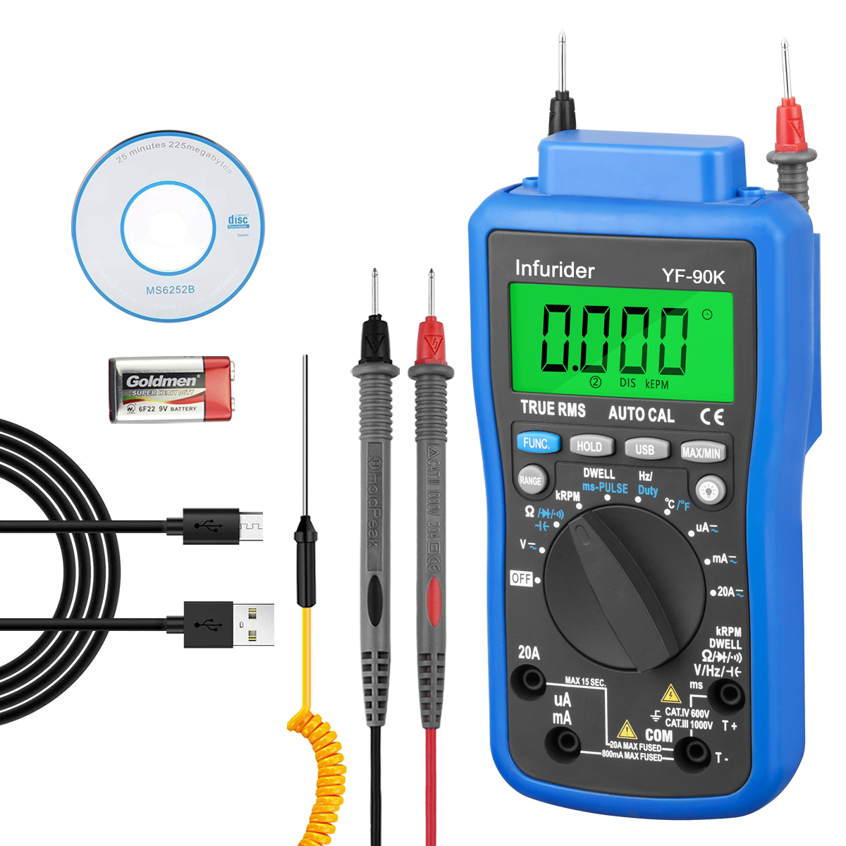 HoldPeak HP-90K Engine Analyze - Logic Analyzer Usb recension och pris