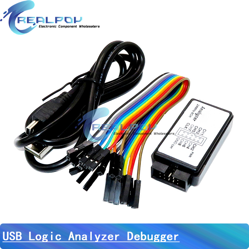 USB Logic Analyzer 24MHz 8 Cha - Logic Analyzer Usb recension och pris