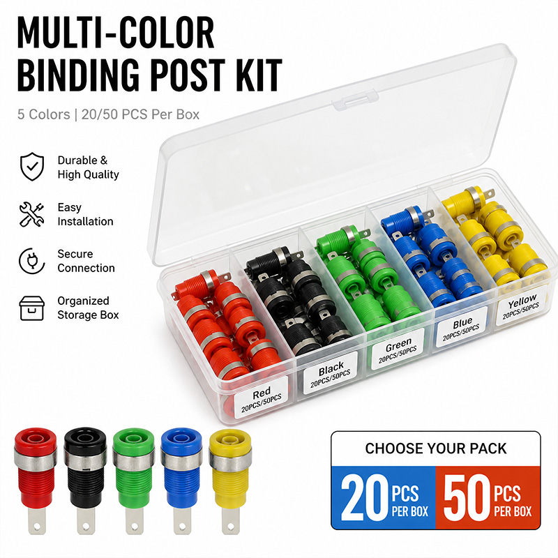 Multi-Color Binding Post Kit 2 - Diy Audio Electronics Kit recension och pris