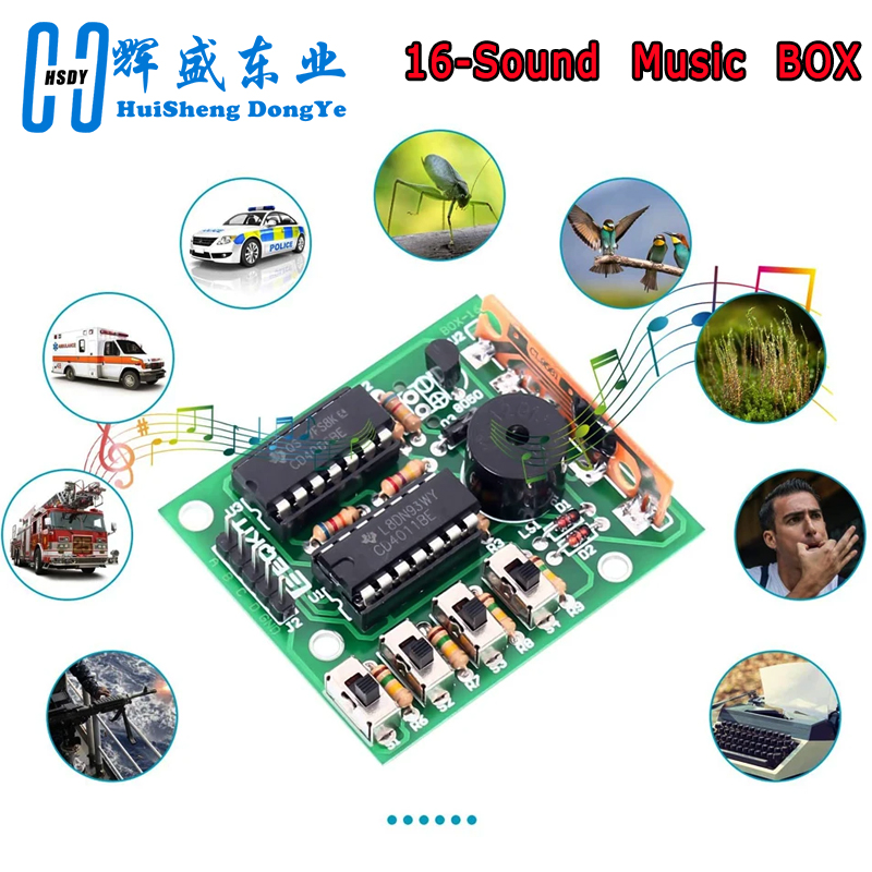 16 Music Sound Box BOX-16 Boar - Diy Audio Electronics Kit recension och pris