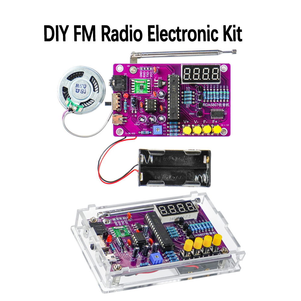 DIY FM Radio Electronic Kit 87 - Diy Electronics Project Kit recension och pris