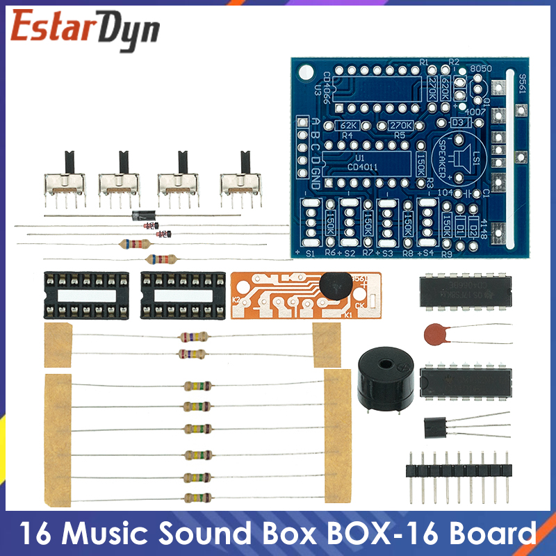 16 Music Sound Box BOX-16 Boar - Diy Audio Electronics Kit recension och pris