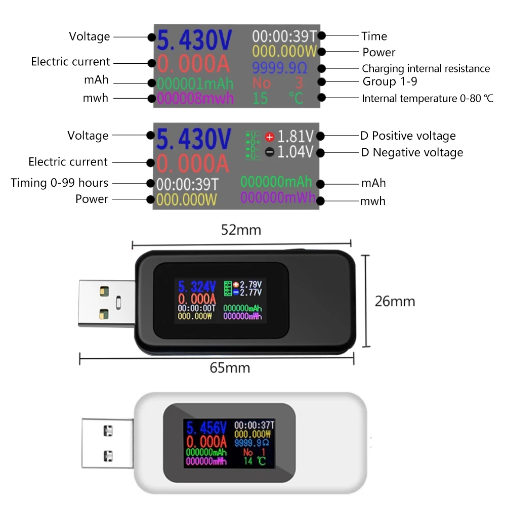 10 in 1 USB Tester DC Digital  - Logic Analyzer Usb recension och pris