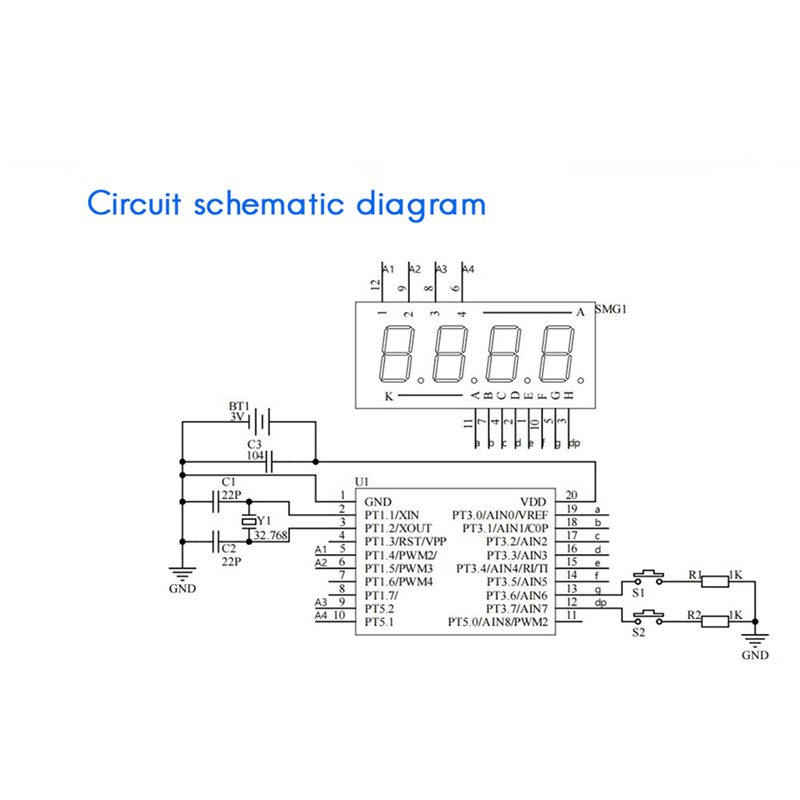 2X DIY Watch LED Watch Electro - Diy Electronics Project Kit recension och pris